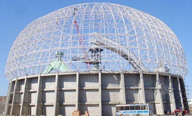 拉萨圆形煤场网架